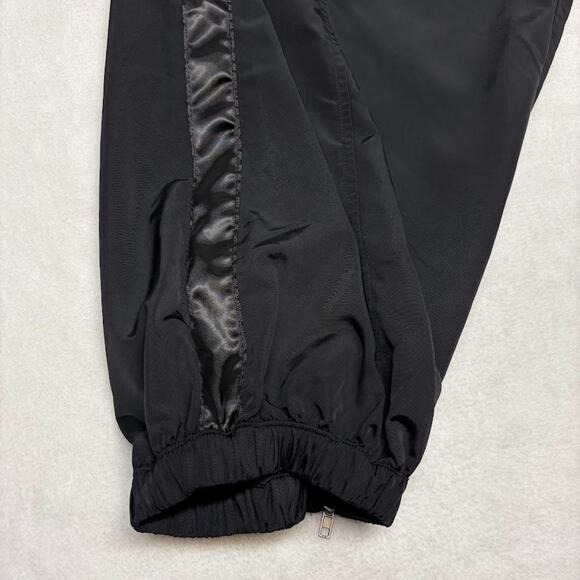 Future Collective Kahlana Brown High-Rise Nylon Ankle Zip Joggers Black Size 3X - Picture 5 of 11